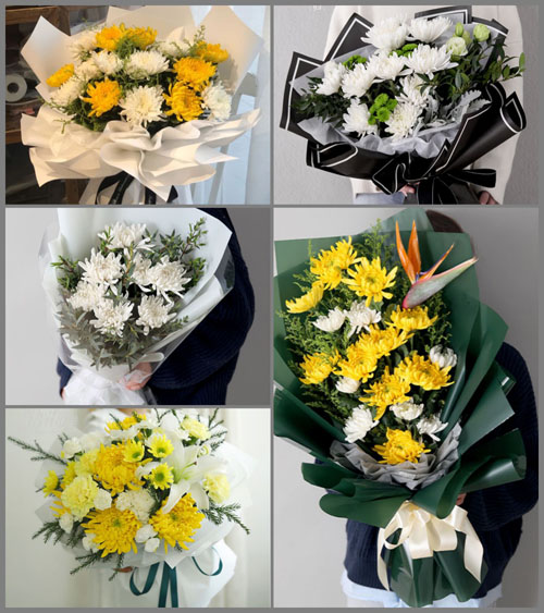 贵州贵阳云岩区延中社区服务中心白事花束代送